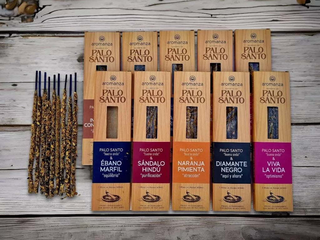 Palo Santo Good Vibes Incense 8 u - Aromanza